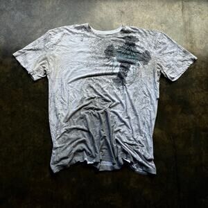 Vintage Y2K Baggy Faded Affliction‎ T-shirt